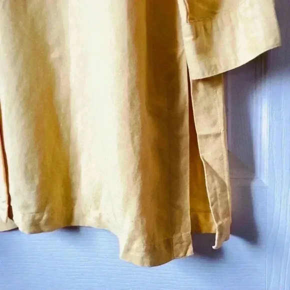 Dialogue Women’s Linen Blend tunic Top dress shirt  & tank top  set of 2  medium - Picture 7 of 12